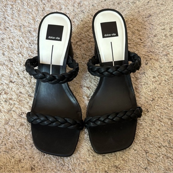 NWOT DOLCE VITA BRAIDED HEELS - Picture 2 of 8